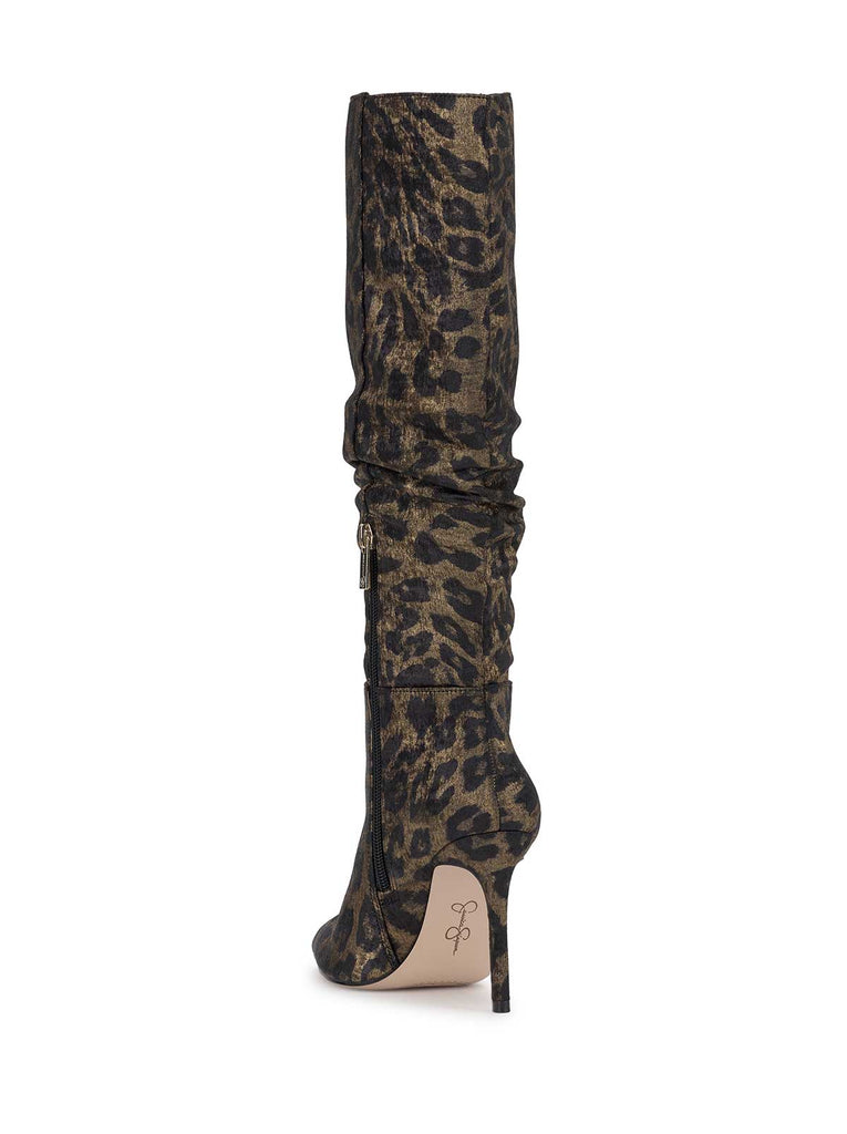 Ohena Slouch Knee Boot in Leopard