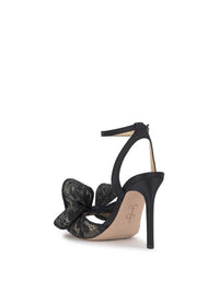 Olivine High Heel in Black Lace