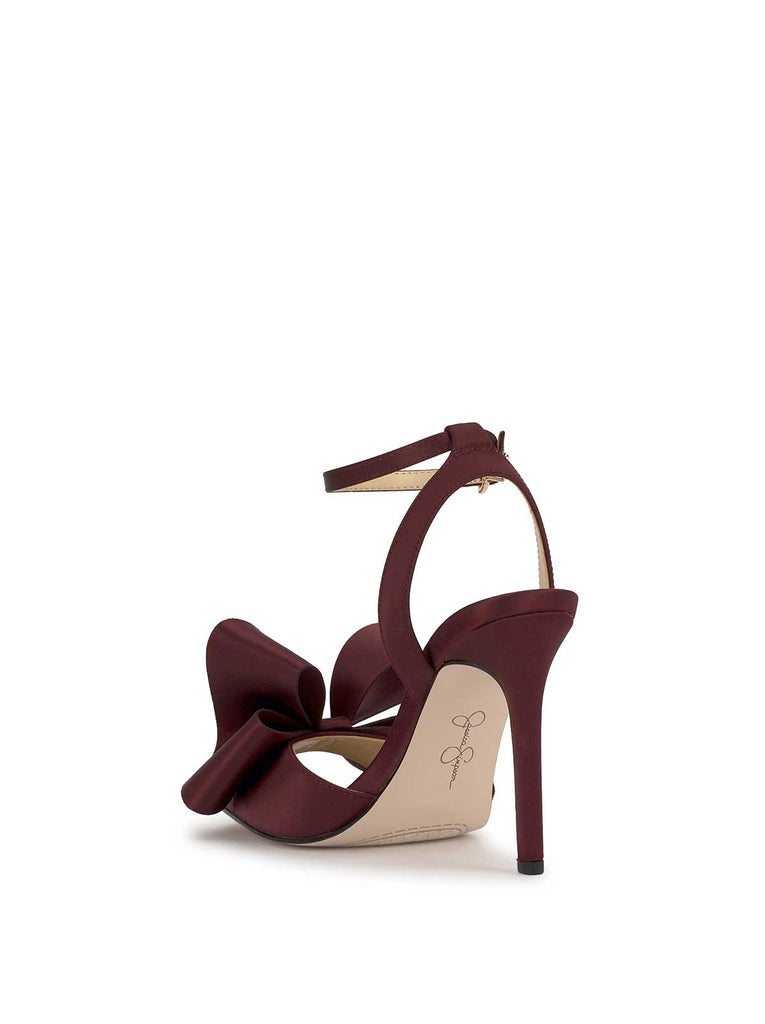 Olivine High Heel in Dark Cherry