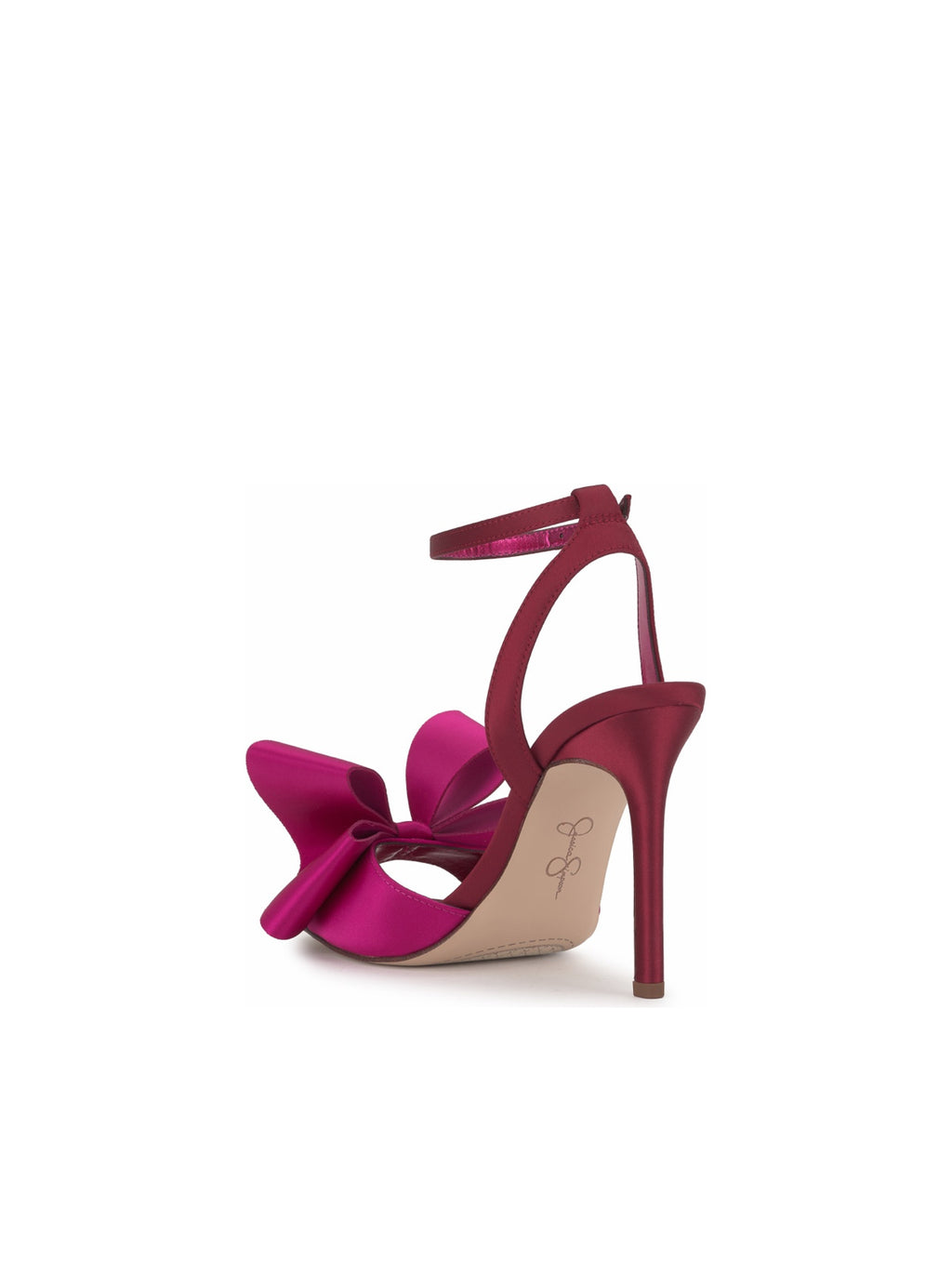 Olivine High Heel in Raspberry Garnet