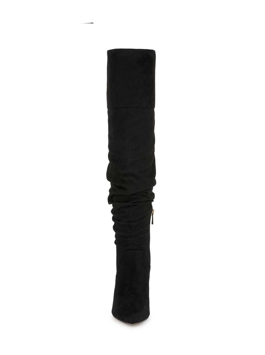 Olyra Over The Knee Boot in Black Suede