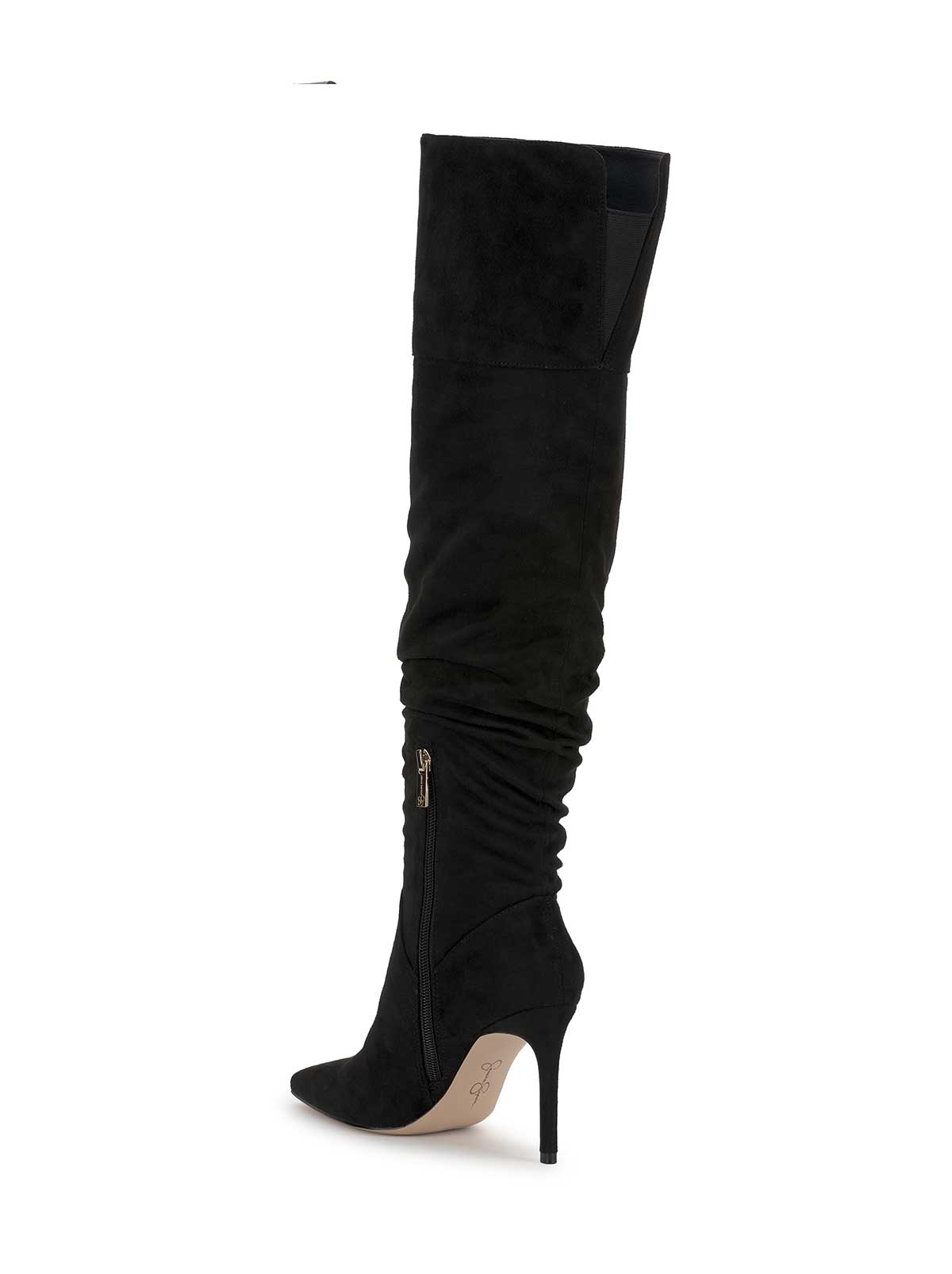 Olyra Over The Knee Boot in Black Suede