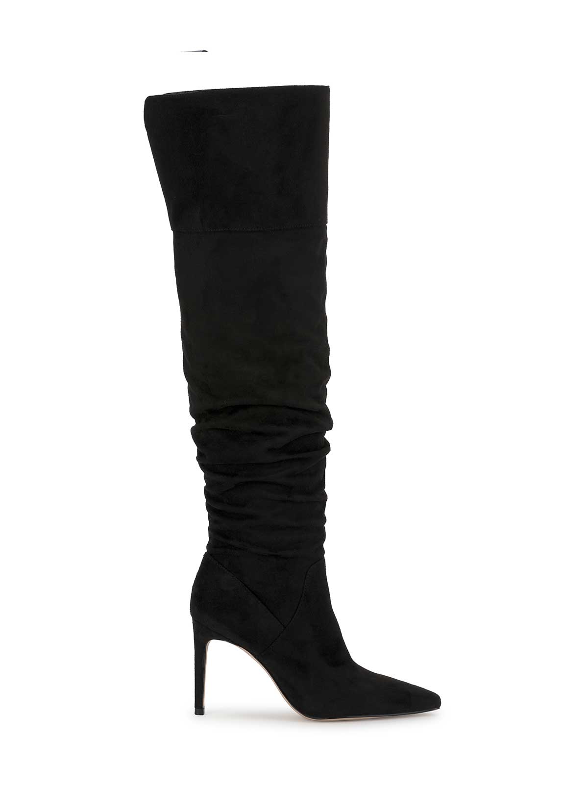 Olyra Over The Knee Boot in Black Suede
