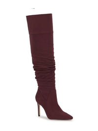 Olyra Over The Knee Boot in Cherry Mahogany