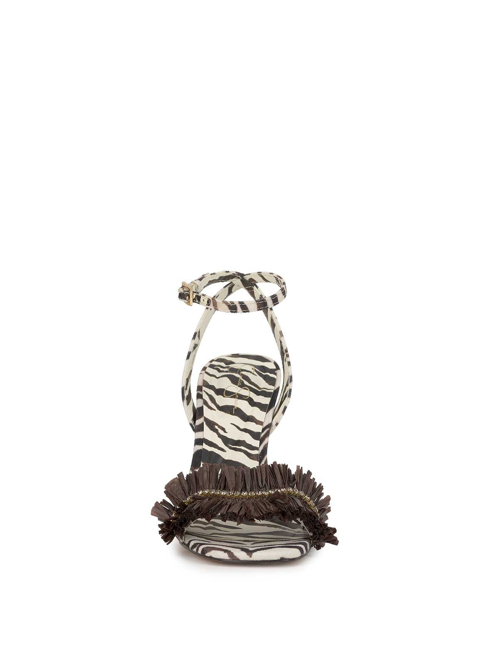 Omiena High Heel in Brown Zebra