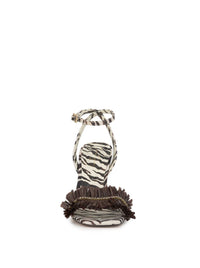 Omiena High Heel in Brown Zebra