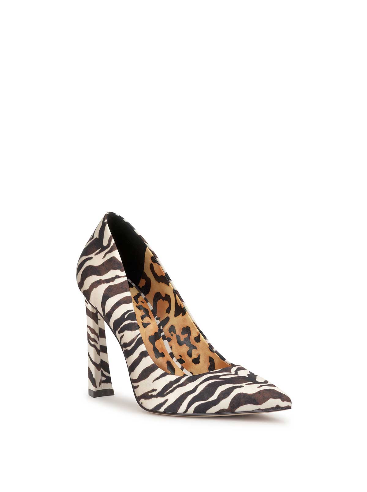 Omissia High Heel in Brown Zebra