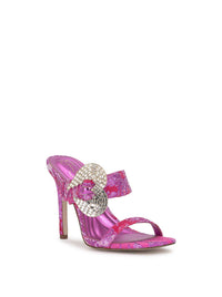 Orrieta High Heel in Pink & Red