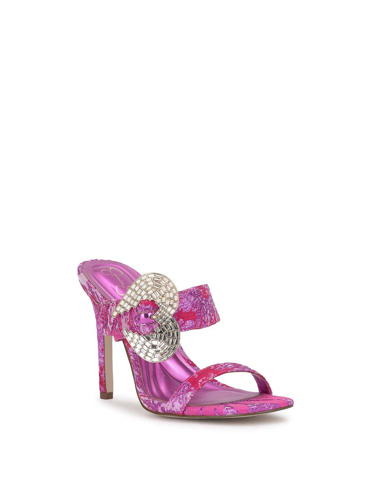 Orrieta High Heel in Pink & Red