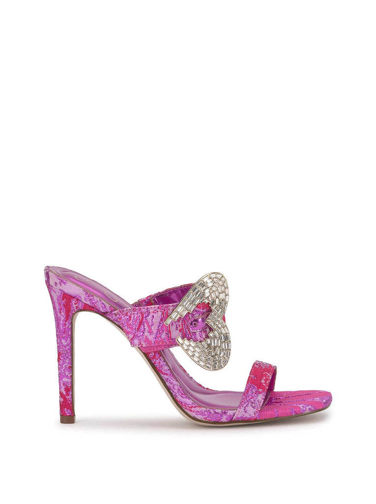 Orrieta High Heel in Pink & Red