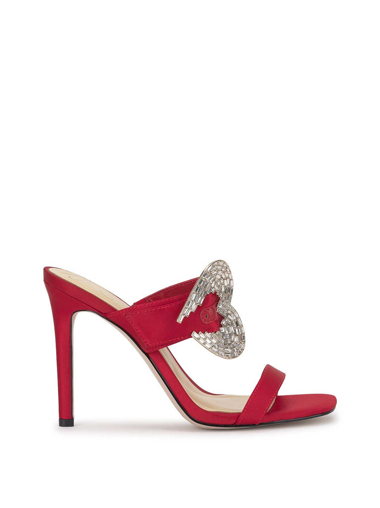 Orrieta High Heel in Red Muse