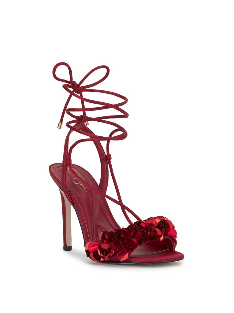 Oveny High Heel in Chili Pepper