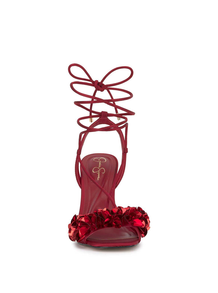 Oveny High Heel in Chili Pepper