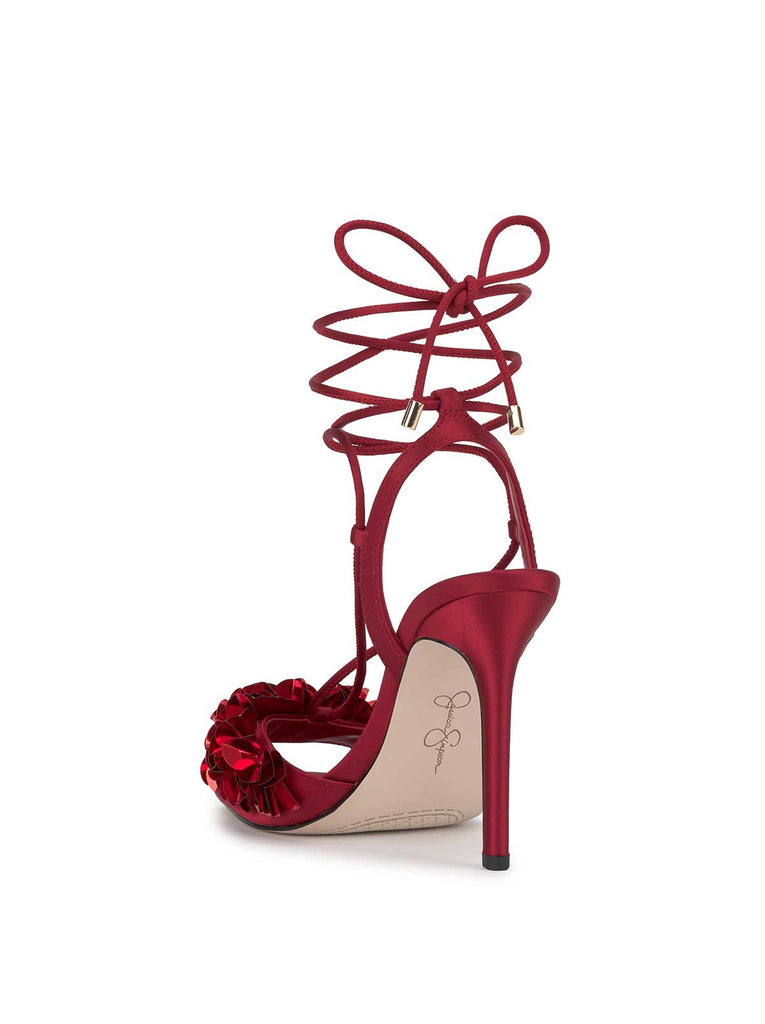 Oveny High Heel in Chili Pepper