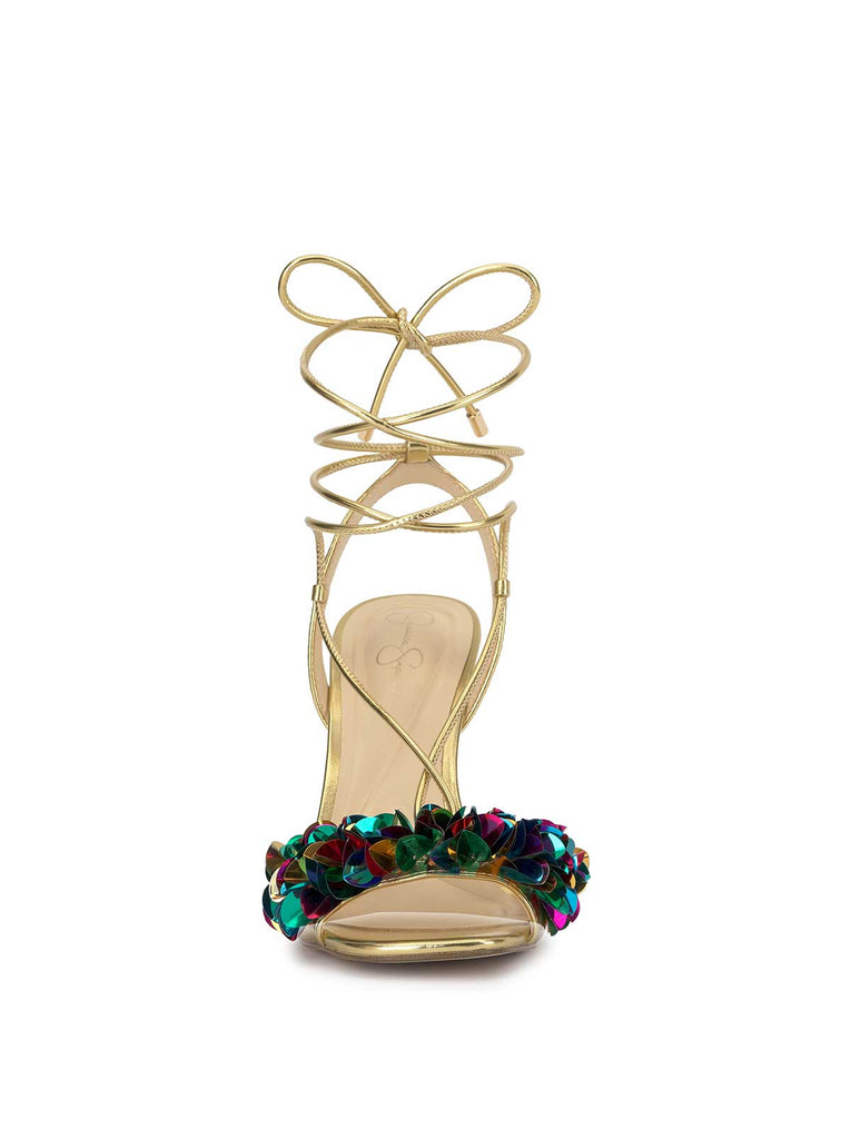 Oveny High Heel in Gold