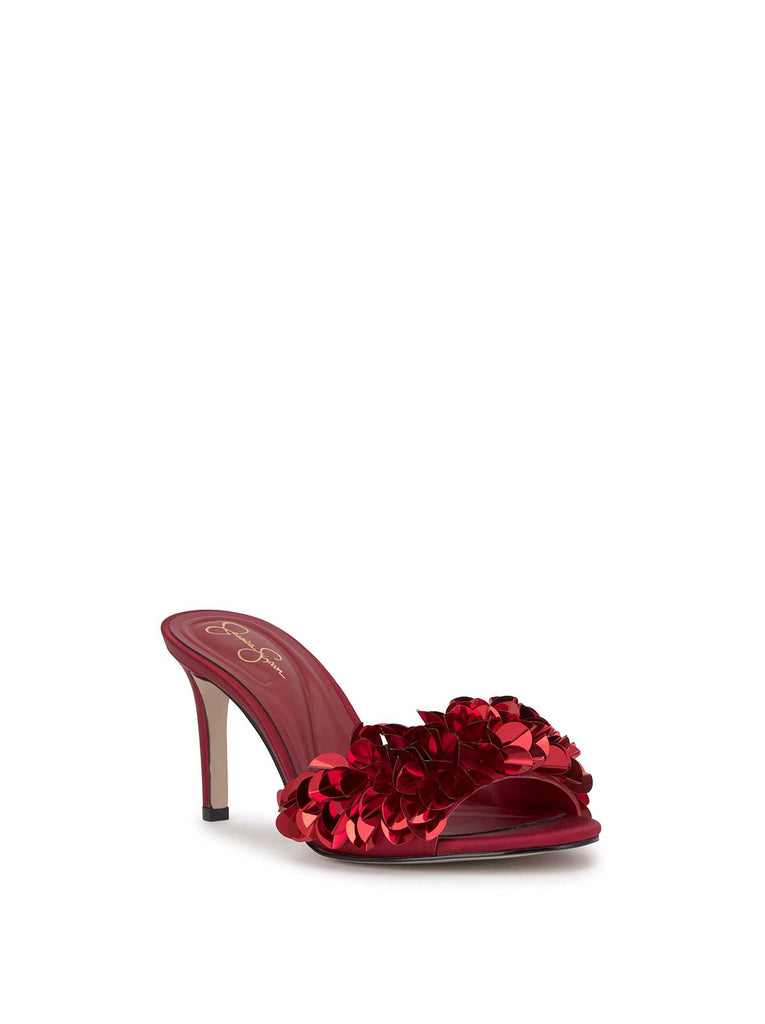 Palora High Heel in Chili Pepper
