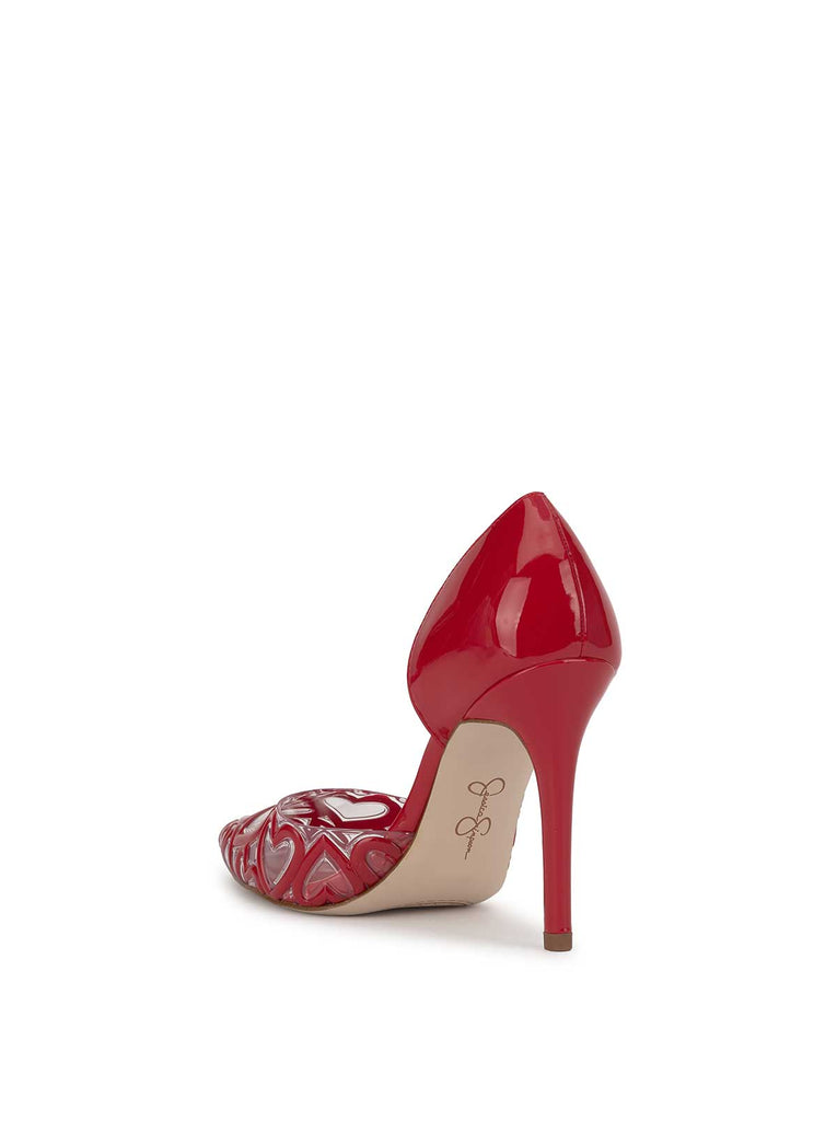 Palvin High Heel in Red Muse