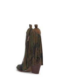 Paredisa Bootie in Forest Camo
