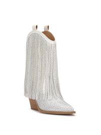Paredisa Fringe Bootie in White
