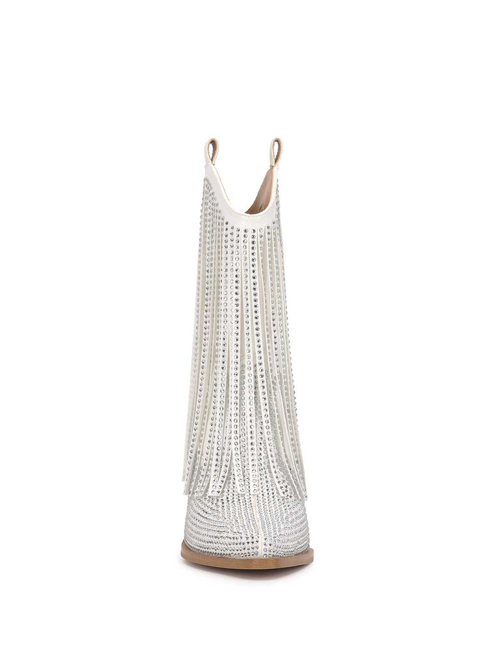 Paredisa Fringe Bootie in White
