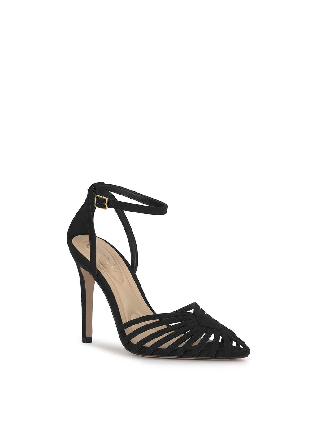 Paveri Pump in Black Suede