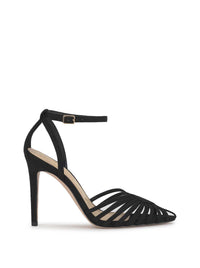 Paveri Pump in Black Suede