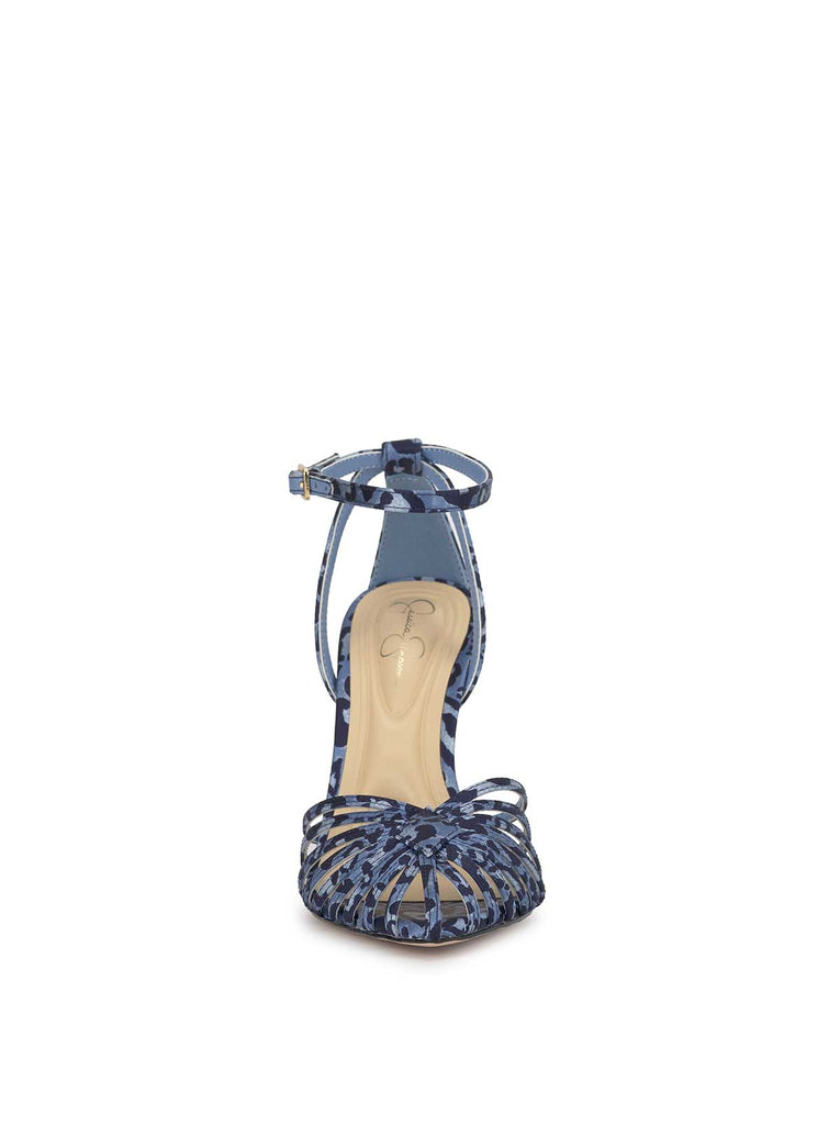 Paveri Pump in Blue Leopard
