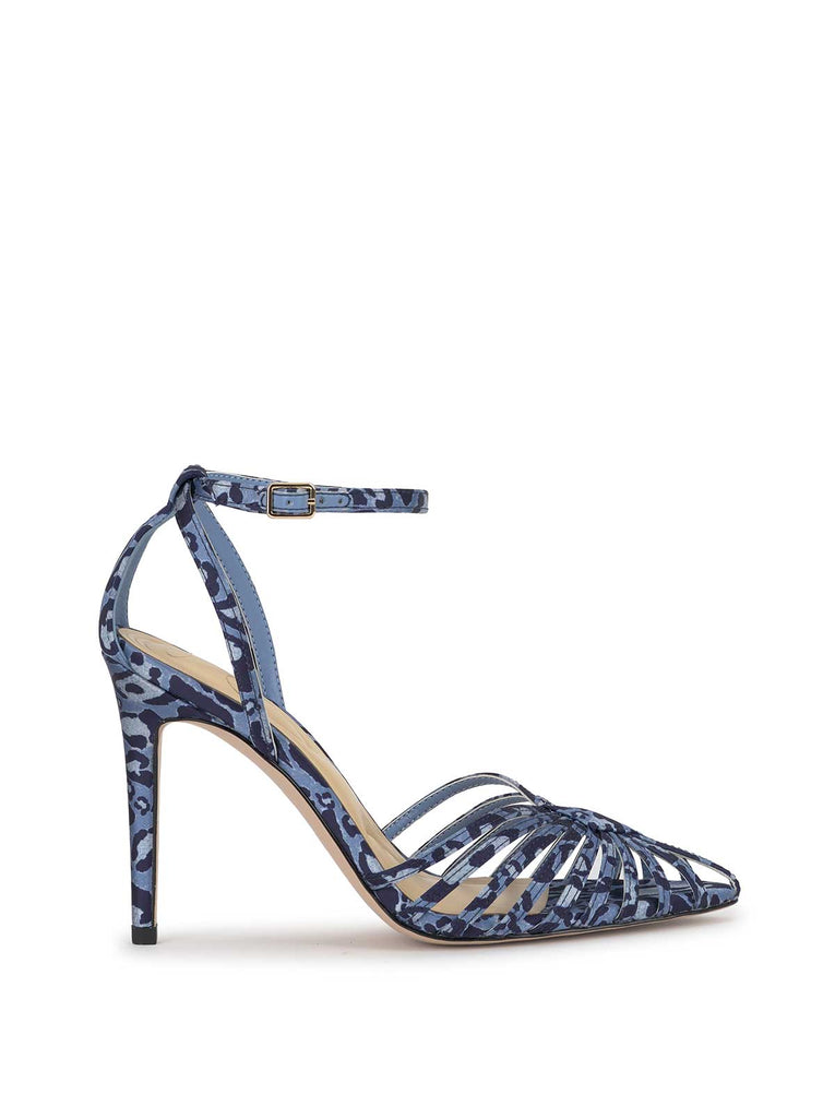Paveri Pump in Blue Leopard