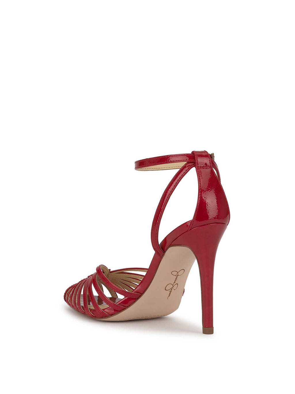 Paveri Pump in Red Muse