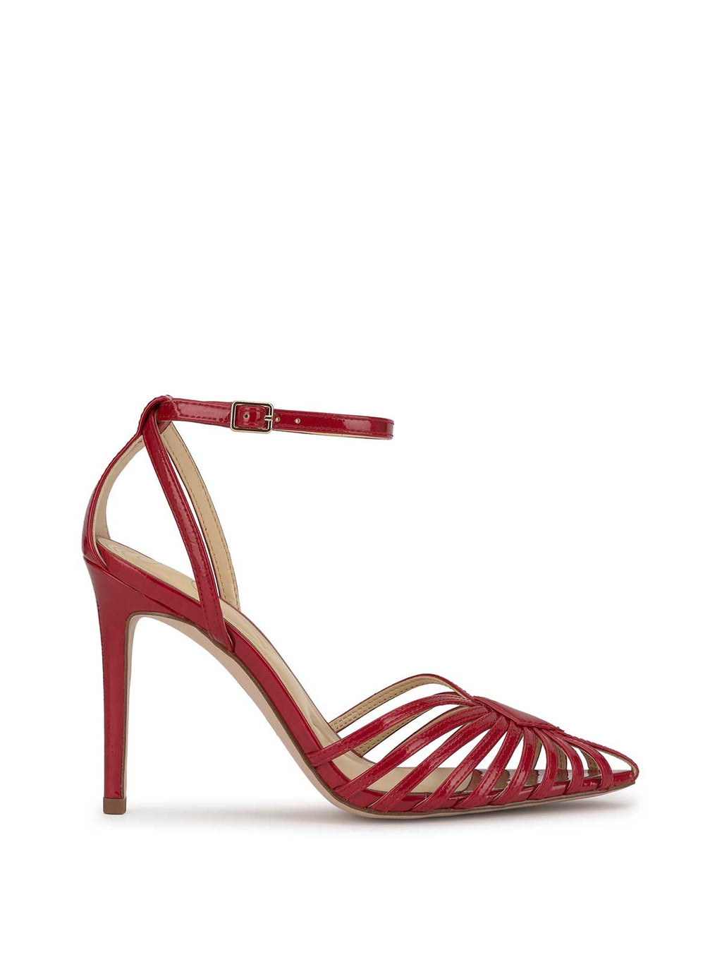 Paveri Pump in Red Muse