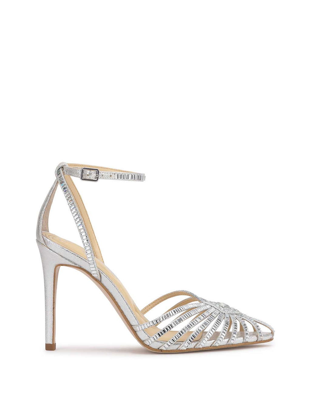 Paveri Pump in Silver