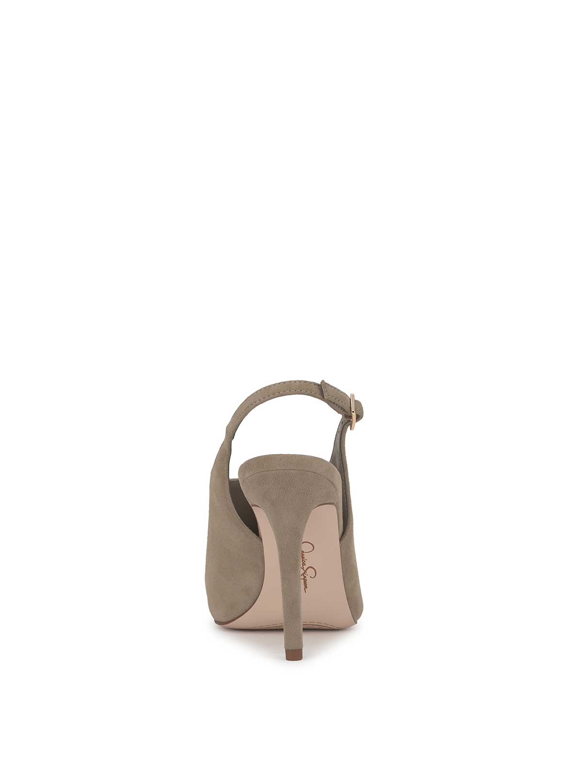Pavie Pointed Toe Mule in Light Grey