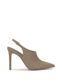 Pavie Pointed Toe Mule in Light Grey