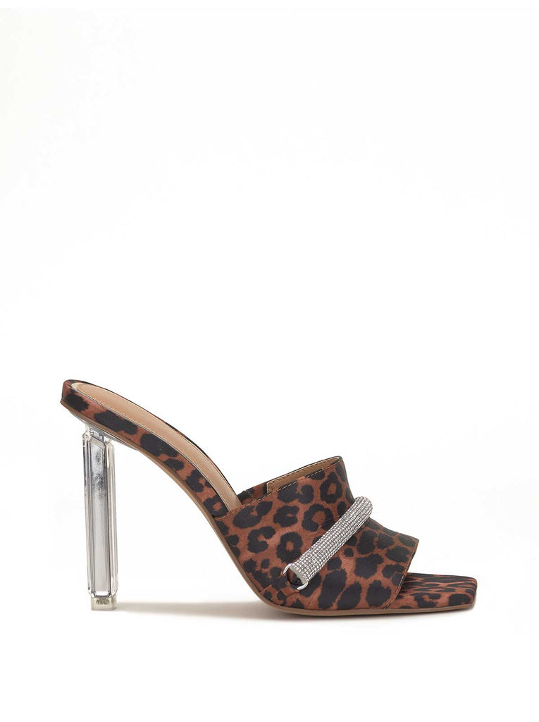 Piaria High Heel Sandal in Safari Leopard