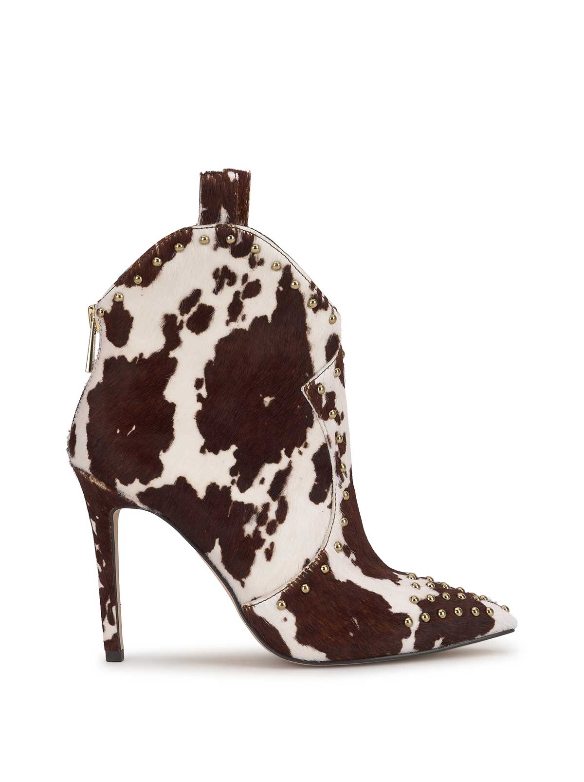 Pixillez Studded Bootie in Cow Print – Jessica Simpson