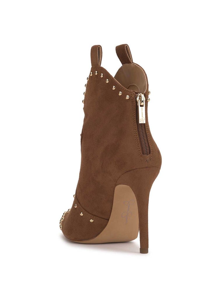 Pixillez Studded Bootie in Tobacco