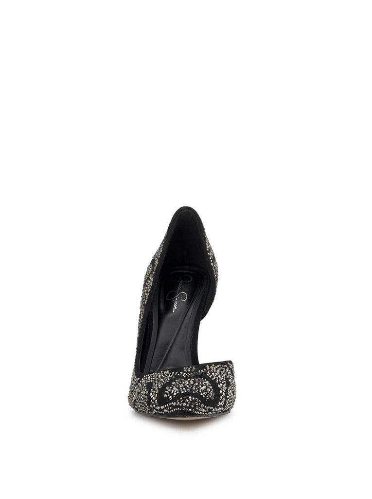 Prizma D'Orsay Pump in Black Leopard Sparkle