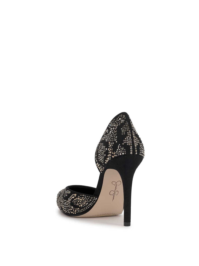 Prizma D'Orsay Pump in Black Leopard Sparkle