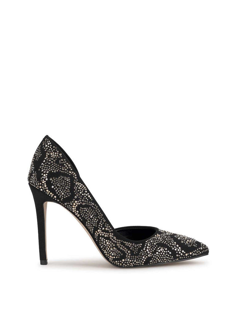 Prizma D'Orsay Pump in Black Leopard Sparkle