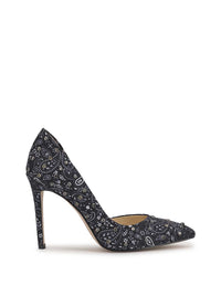 Prizma D'Orsay Pump in Midnight Bandana