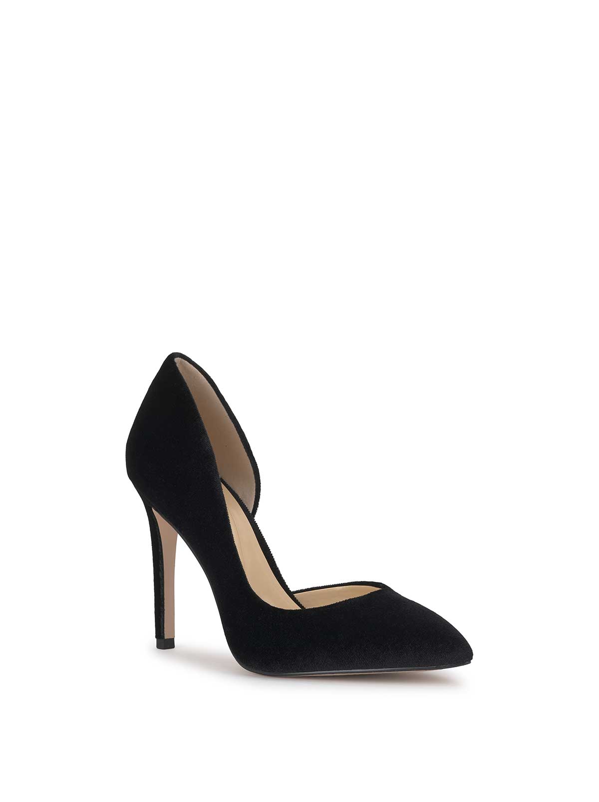 Prizma D'Orsay Pump in Black Velvet