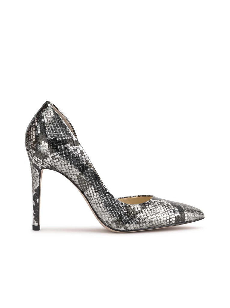 Prizma D'Orsay Pump in Chrome Snake