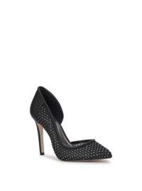 Prizma D'Orsay Pump in Black Mesh Sparkle