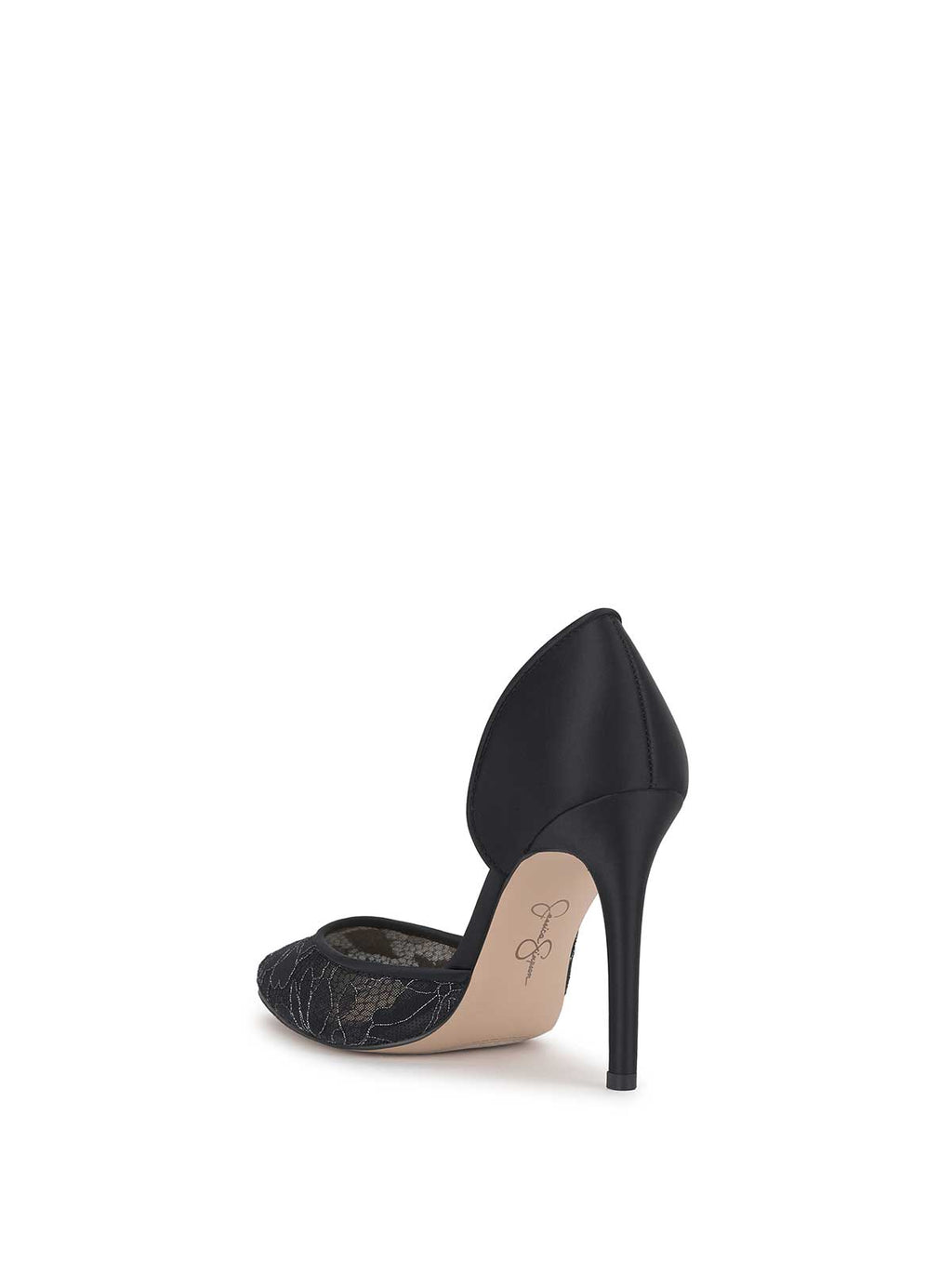 Prizma D'Orsay Pump in Black Lace