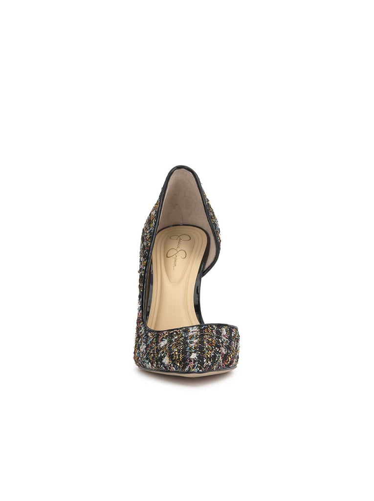 Prizma D'Orsay Pump in Tweed Sparkle