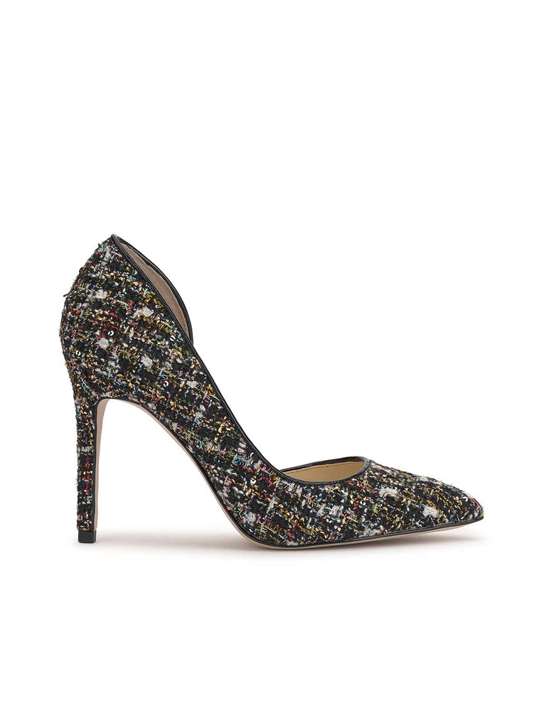 Prizma D'Orsay Pump in Tweed Sparkle