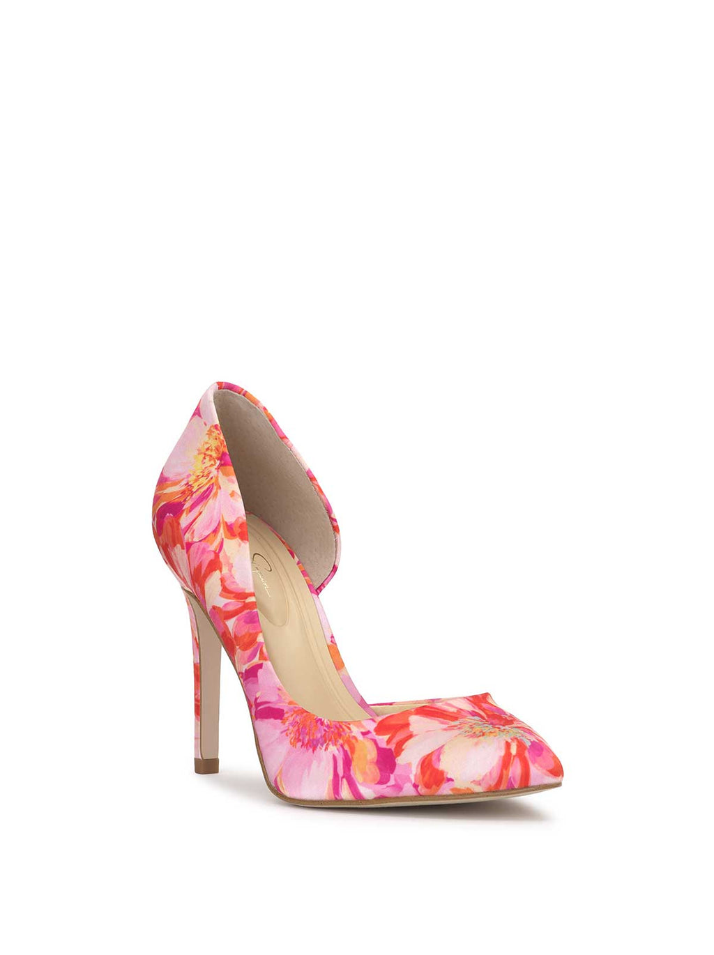 Prizma D'Orsay Pump in Pink Floral
