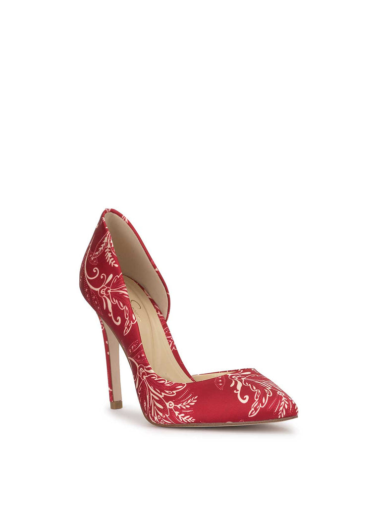 Prizma D'Orsay Pump in Red Multi