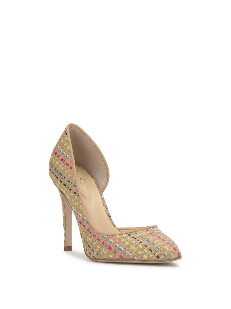 Prizma D'Orsay Pump in Natural Raffia