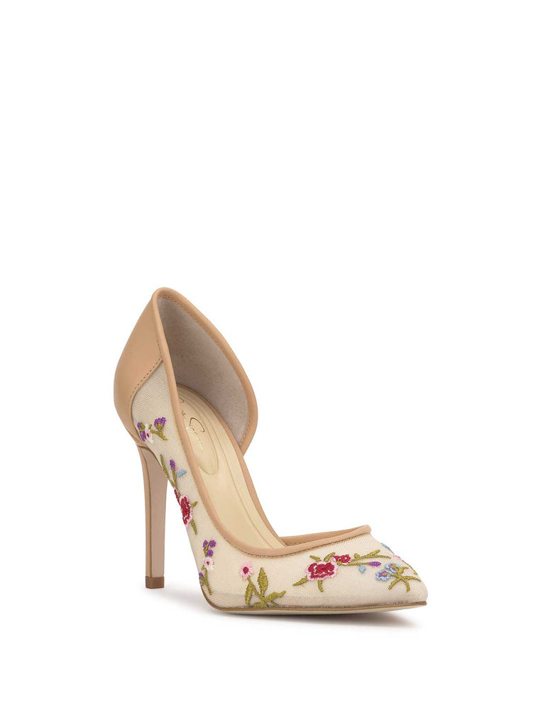 Prizma D'orsay Pump in Floral Mesh